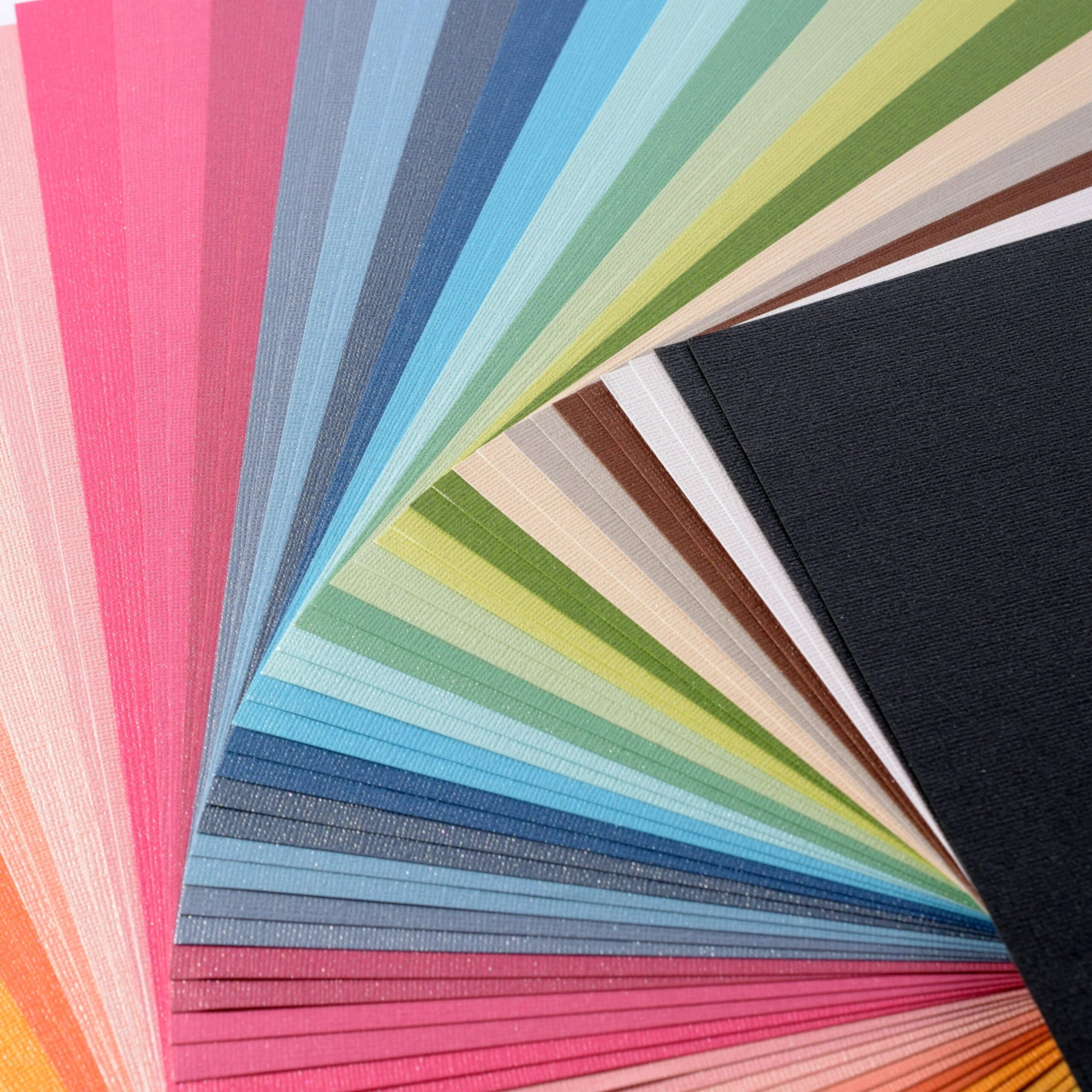 Set 50 cartoane A4 structura perlate, cu aspect de tesatura, 216g, Florence Cardstock Paper Texture Pearl - imagine 3