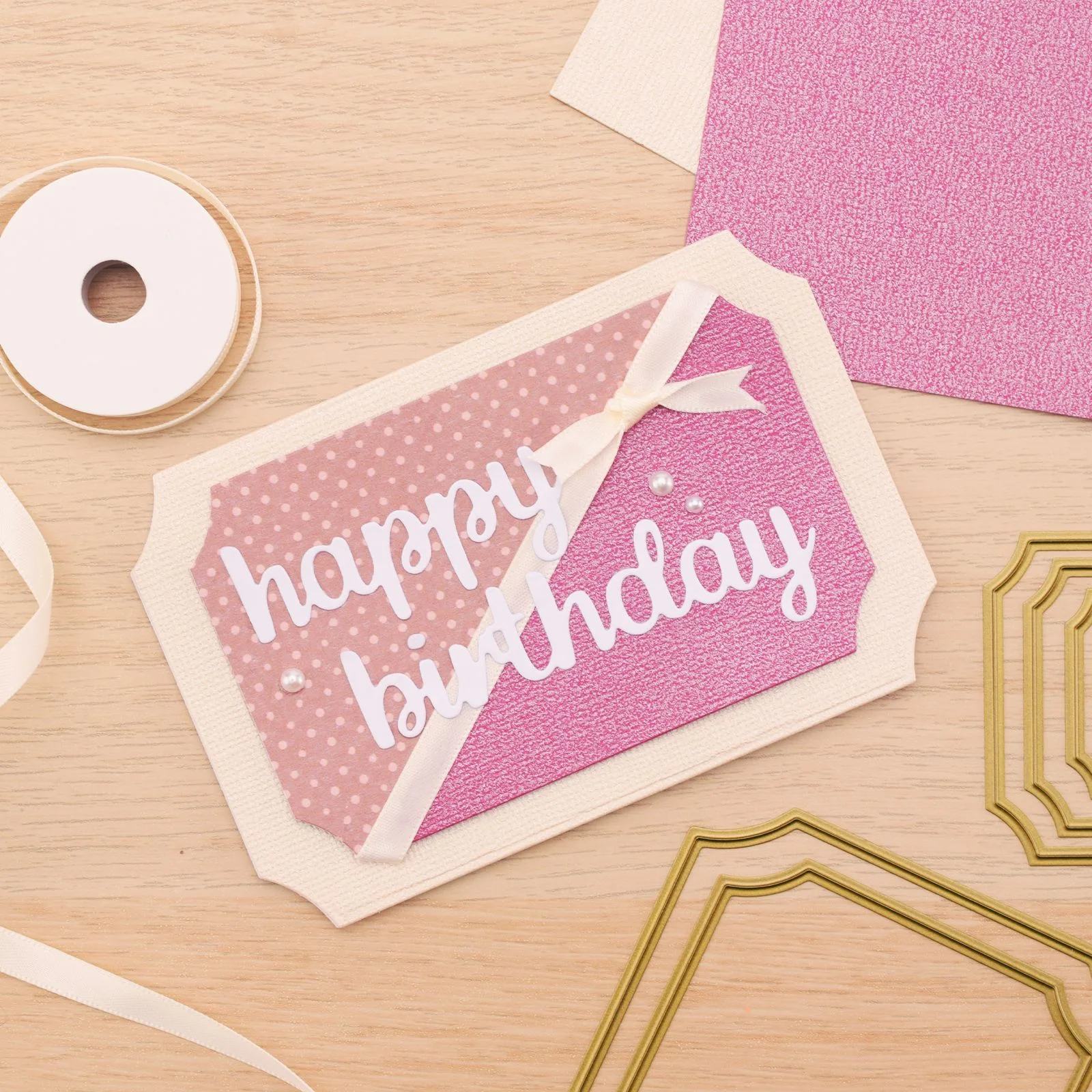Set 50 cartoane A4 structura perlate, cu aspect de tesatura, 216g, Florence Cardstock Paper Texture Pearl - imagine 10