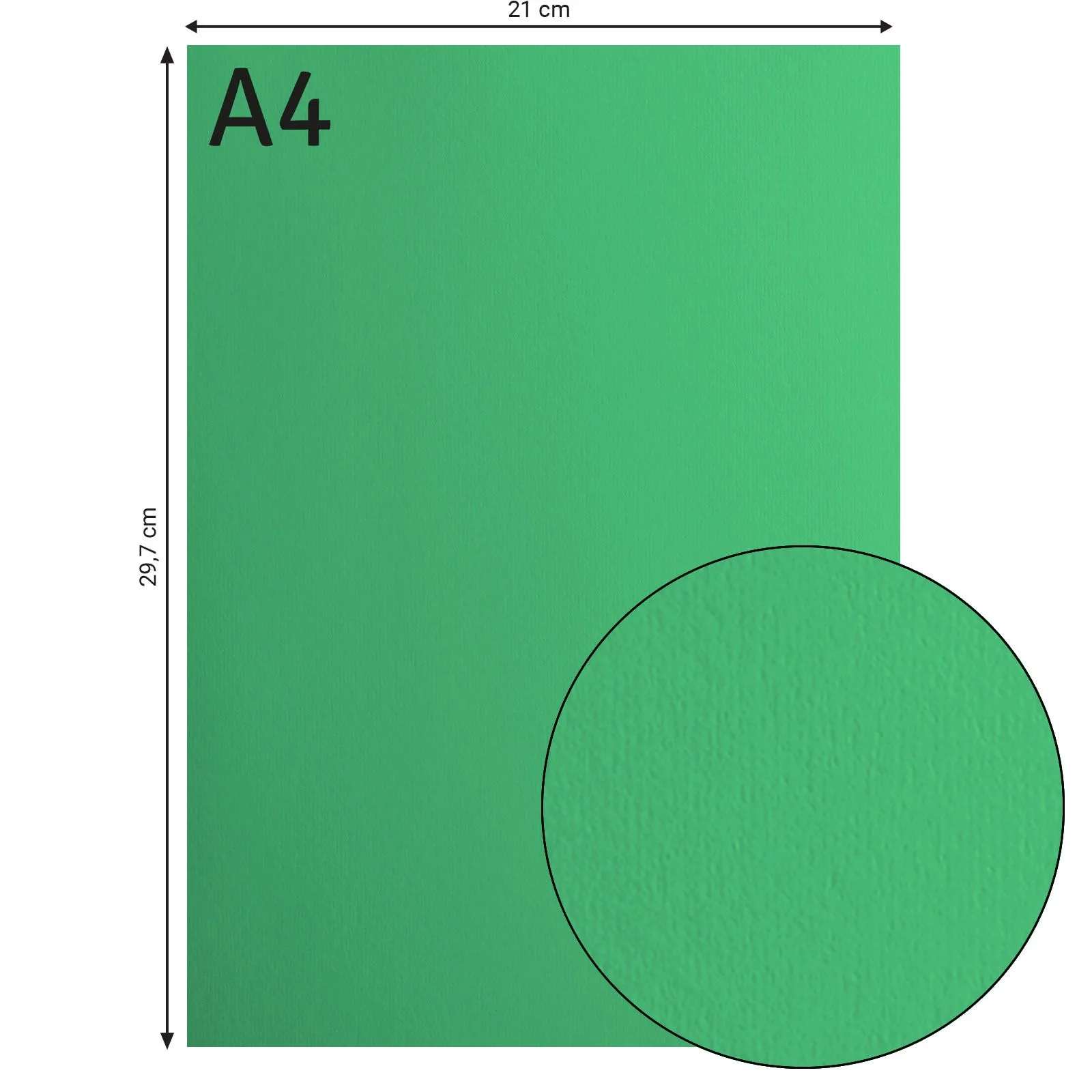 Set 60 cartoane A4, culori uni de primavara, 216 g, Florence Cardstock Paper Smooth Spring 12x5