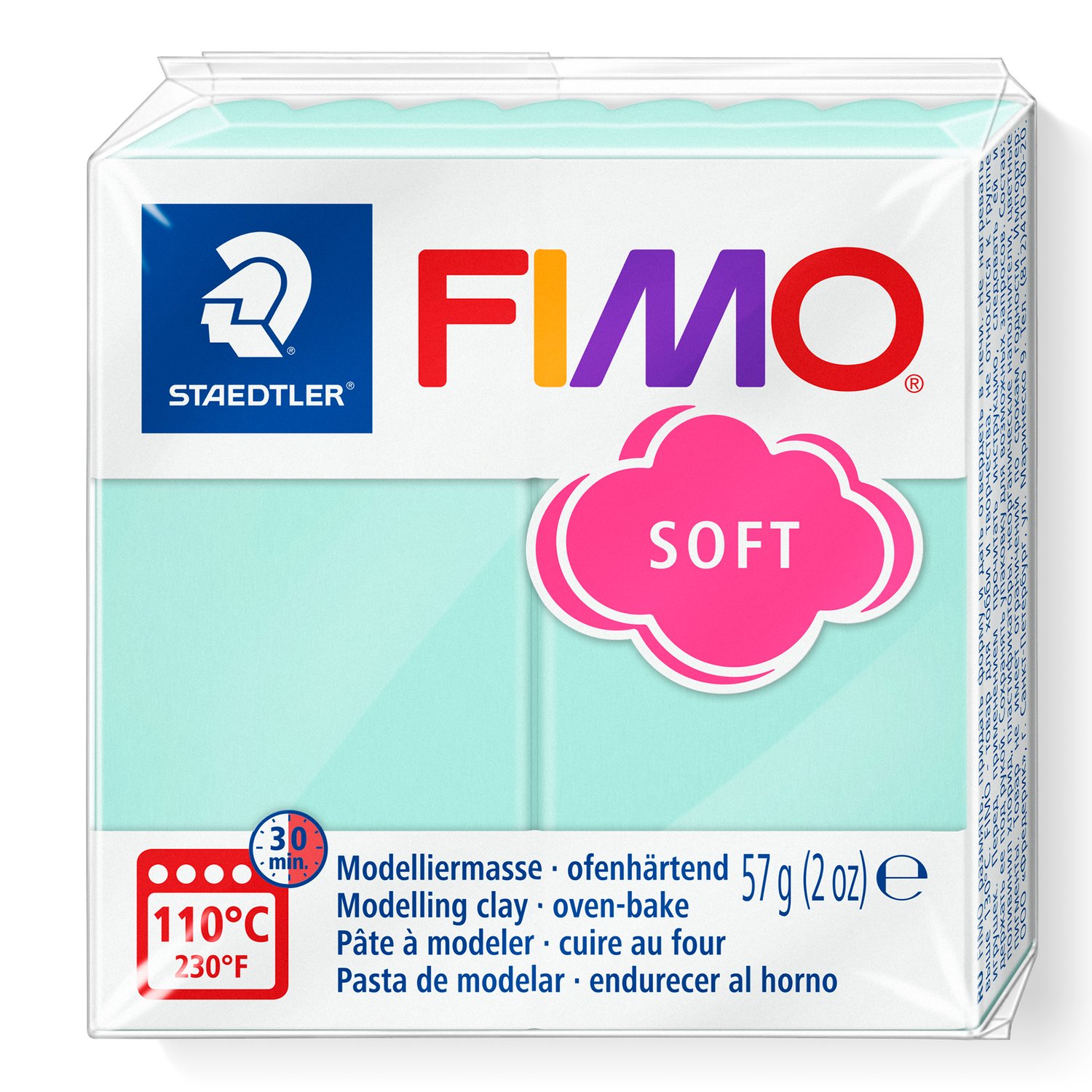 Pasta de modelaj Fimo Soft 56 g - Pastel Menta