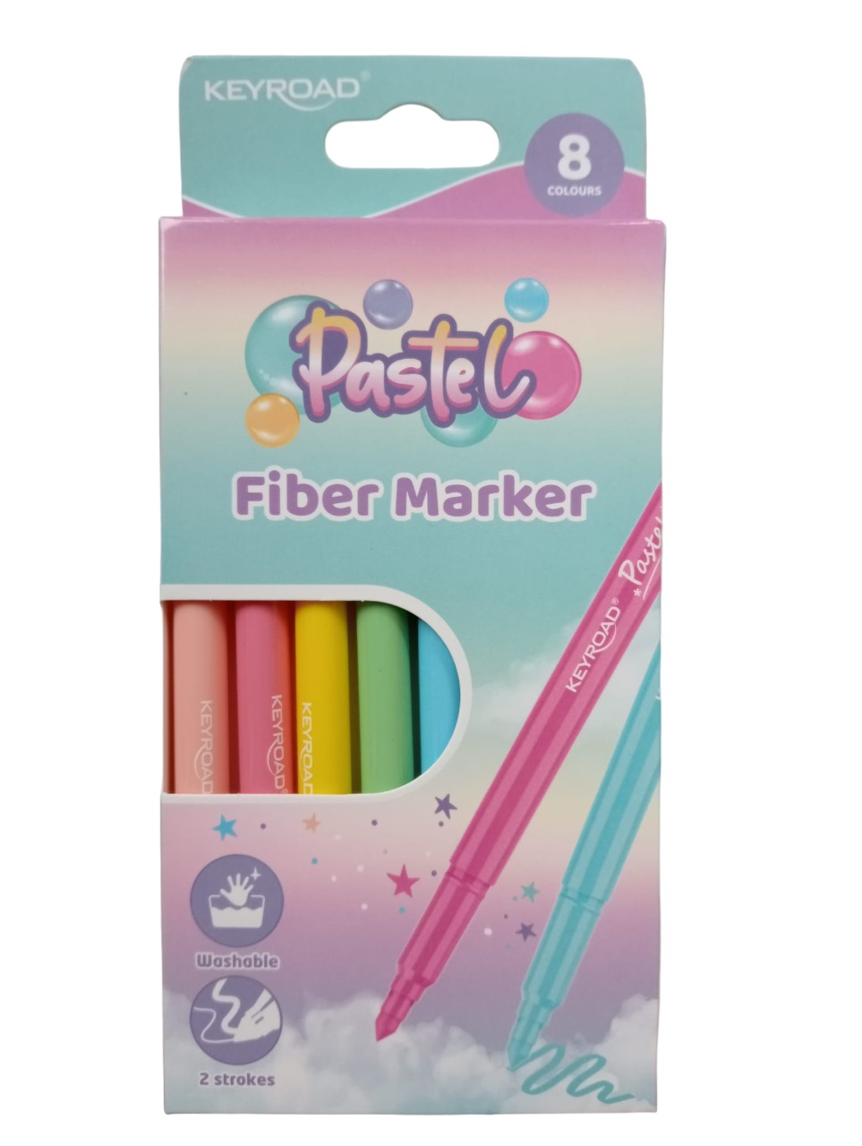 Set 8 markere Keyroad Pastel Color