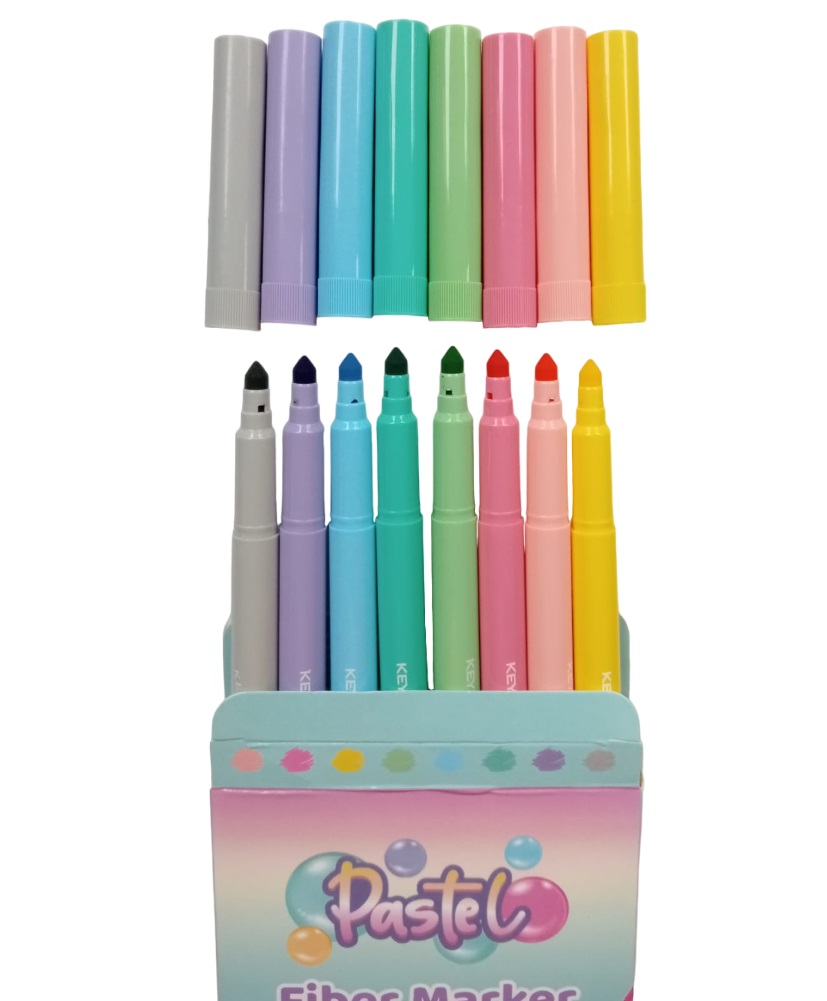 Set 8 markere Keyroad Pastel Color - imagine 2