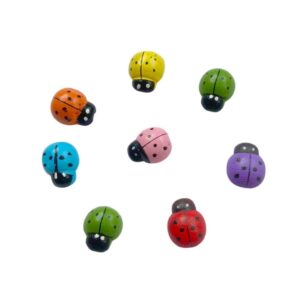 Set 8 gargarite colorate, cu bulina adeziva
