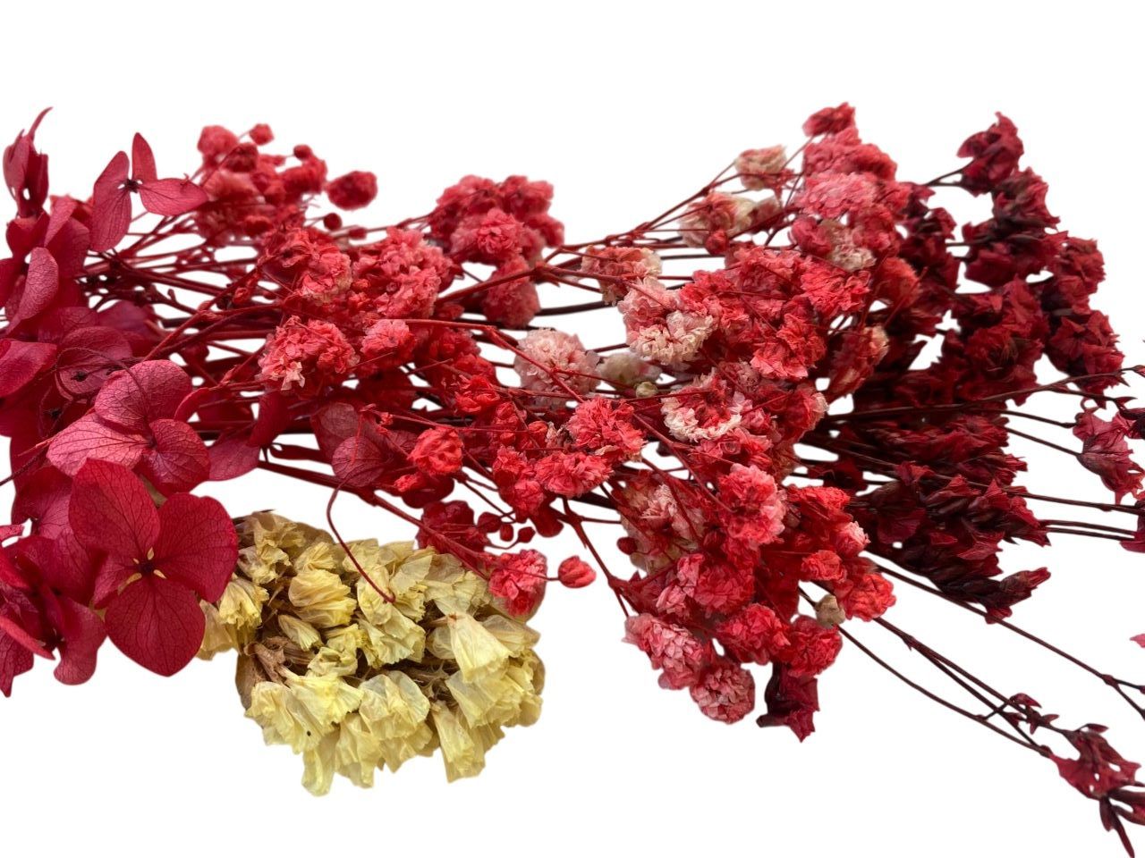 Flori naturale uscate, gama rosu - rosu inchis - imagine 5