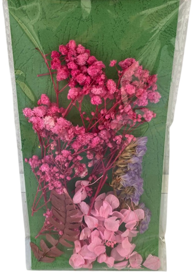 Flori naturale uscate, gama roz pastel - roz intens - imagine 6
